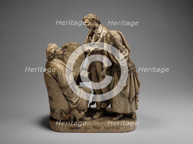 Coming to the Parson, 1870. Creator: John Rogers.
