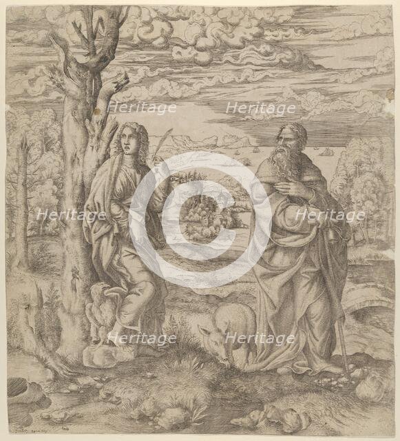 Saint John and Saint Anthony, ca. 1542-45. Creator: Master IQV.