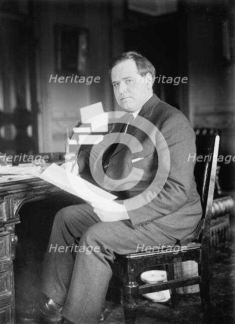 Manton M. Wyvell, Private Secretary To Sec. Bryan, State Department, 1913. Creator: Unknown.