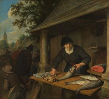The Fishwife, 1672. Creator: Adriaen van Ostade.