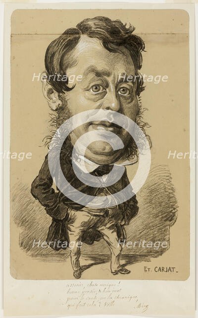 Caricature of a Man, n.d. Creator: Etienne Carjat.
