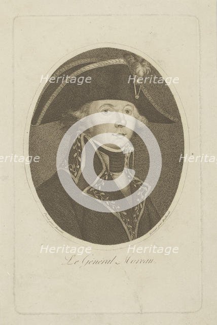 Jean Victor Moreau (1764-1813), c. 1800. Creator: Baltard, Louis-Pierre (1764-1846).