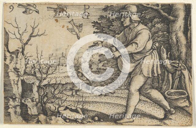 The Parable of the Sower, from The Story of Christ, 1534-35. Creator: Georg Pencz.