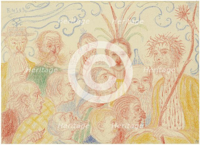 Scènes de la Vie du Christ (Scenes from the Life of Christ), 1910-1915. Creator: Ensor, James (1860-1949).