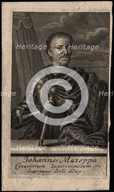 Portrait of the Hetman Ivan Mazepa (1639-1709), Early 18th cen.. Artist: Anonymous  