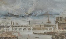 View of the Seine from the Pont Rouge. Creators: Johann Wolfgang Baumgartner, Abraham Bosse.
