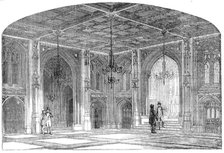 Lower Waiting-Hall, House of Commons, 1856.  Creator: Unknown.