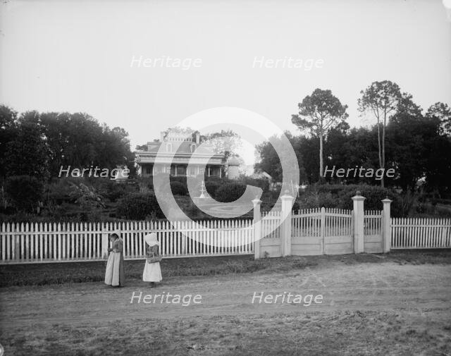 Planter's home on the Mississippi, between 1880 and 1897. Creator: William H. Jackson.