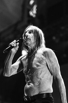 Iggy Pop performing live at the Alexandra Palace, London, 28 May 2025. Creator: Annapaola Marchesani.