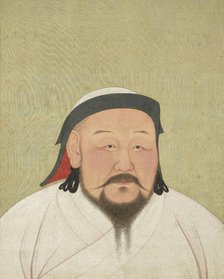 Portrait of Kublai Khan (1215-1294), c1294. Creator: Araniko (1244-1306).