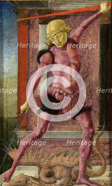 Saint George, ca 1462. Creator: Tura, Cosimo (before 1431-1495).