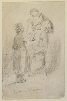 Barbier à Mayence, 1858. Creator: James Abbott McNeill Whistler.