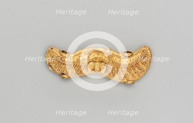 Set of Pendants Ending in a Bull's Head, 185-72 BC. Creator: Unknown.