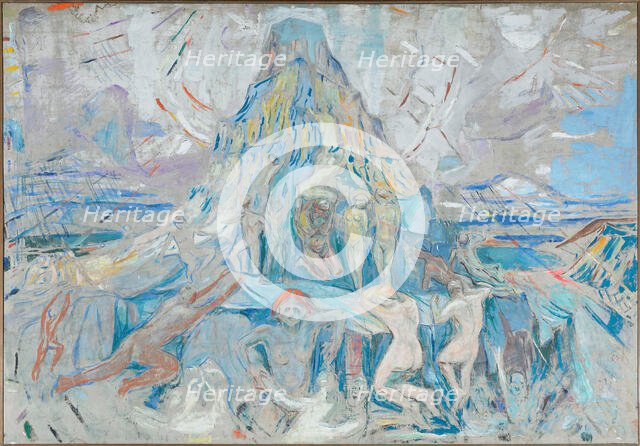The Human Mountain. Towards the Light, 1927-1928. Creator: Munch, Edvard (1863-1944).