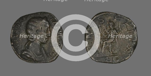 Coin Portraying Empress Julia Mamaea, 222-235. Creator: Unknown.