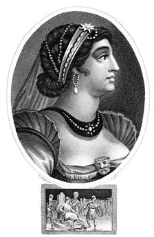 Cleopatra, Queen of Egypt, (1804).Artist: J Chapman