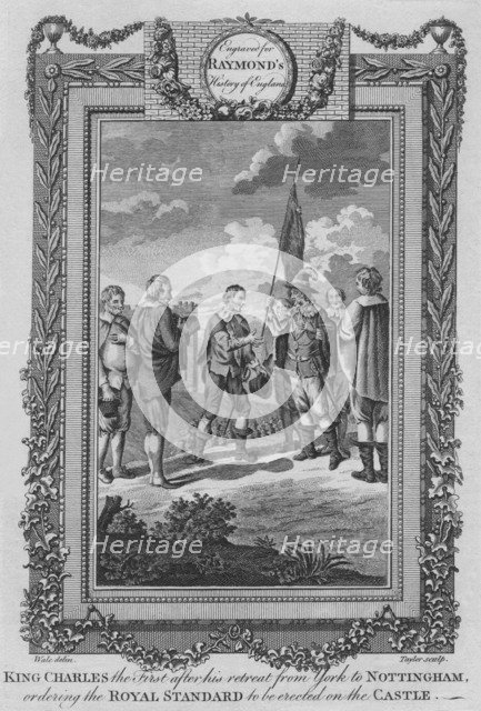 'King Charles the First after his retreat from York to Nottingham', c1787. Artist: Unknown.