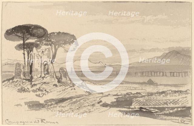 Campagna di Roma, 1884/1885. Creator: Edward Lear.