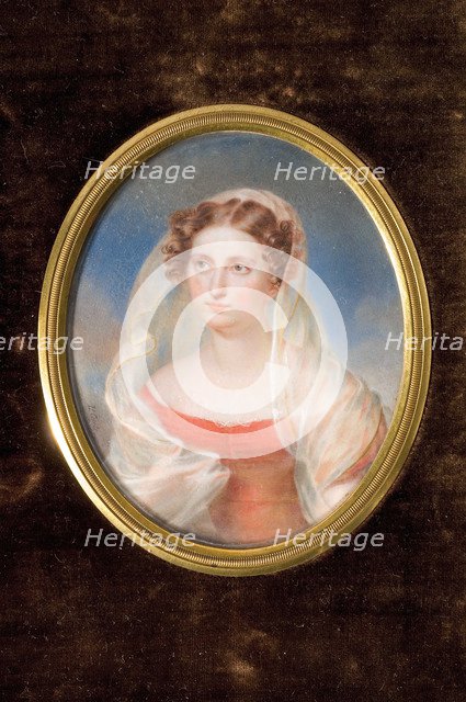 Portrait of Countess Dolly de Ficquelmont (1804-1863). Artist: Comte de Girardin, Alexandre François Louis (1777-1848)