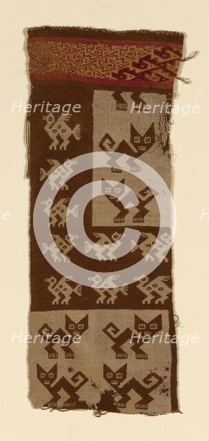 Fragment, Peru, A.D. 1000/1476. Creator: Unknown.