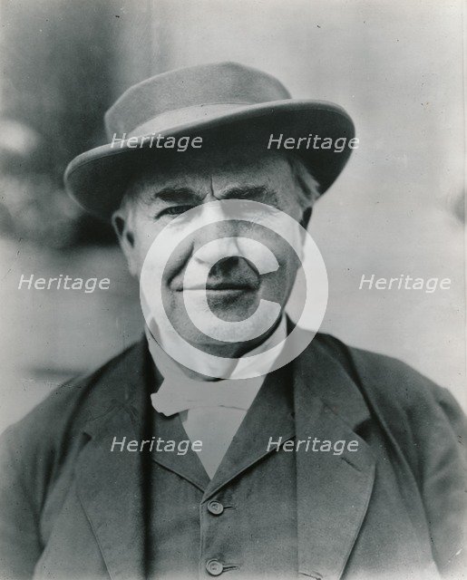 Thomas Edison, 1914. Artist: Unknown.