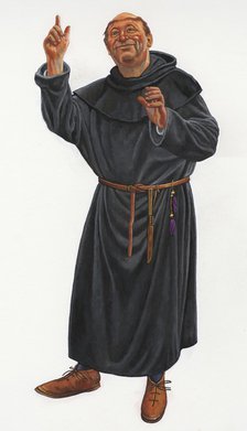 Benedictine Prior, 1280-95, (c1990-2010). Artist: Graham Sumner.