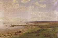 Part of Jutland's east coast; Quiet summer day, 1886. Creator: Anton Thorenfeld.