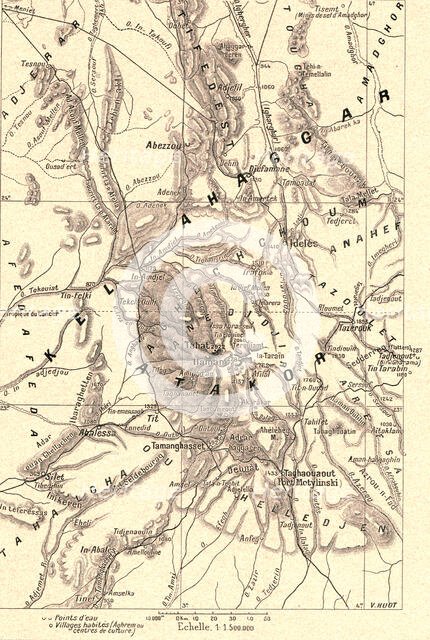 ''Le Haut Sahara, Massif de l' Ahaggar; Afrique du nord', 1914. Creator: Unknown.