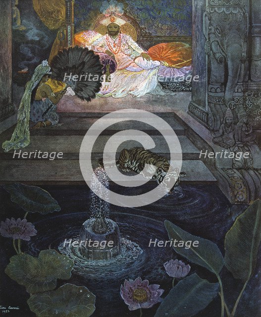 'Au Jardin des Gemmes', 1924. Artist: Leon Carre