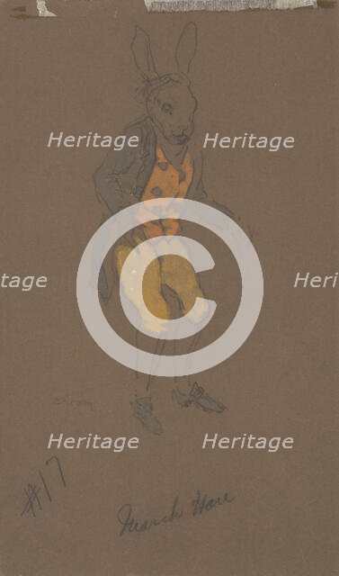 March Hare (costume Design from Alice-in-Wonderland, 1915). Creator: William Penhallow Henderson.