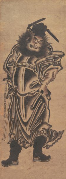 Shoki, the Demon-Queller, early 18th century., early 18th century. Creator: Okumura Masanobu.