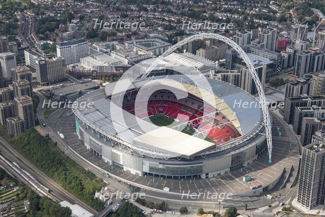 Wembley Stadium, London, 2021. Creator: Damian Grady.