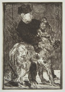 Boy and Dog, 1862. Creator: Edouard Manet.