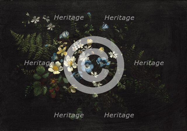 Spray of Flowers and Ferns, date unknown. Creator: Titian Ramsay Peale.