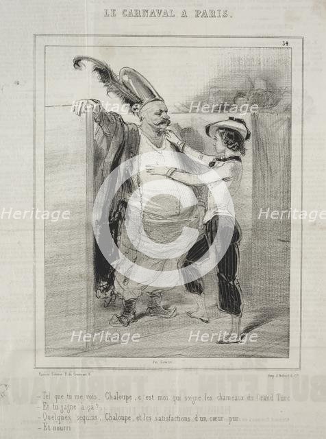 Carnaval, 1841-1843. Creator: Paul Gavarni (French, 1804-1866).