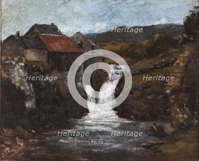 'The mill at Orbe', 1839-1877. Artist: Gustave Courbet.