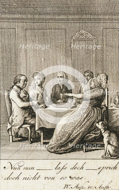 Iffland's Jager, 1786. Creator: Daniel Nikolaus Chodowiecki.