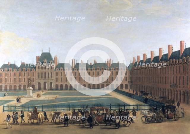 'Passage of the King and the Regent, the Place Royale', c1655.  Creator: Anon.