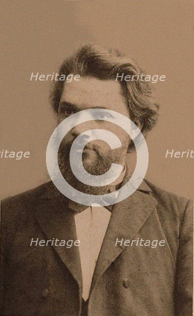 Portrait of Alexei Ivanovich Vvedensky (1861–1913), End of 19th century. Artist: Photo studio of Mikhail Volkov  