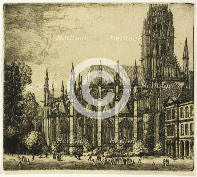 St. Ouen, Rouen, 1903. Creator: Donald Shaw MacLaughlan.