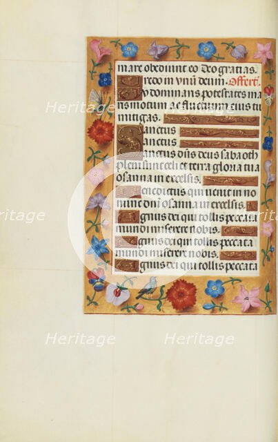 Decorated Text Page; Spinola Hours, about 1510-1520. Creator: Unknown.
