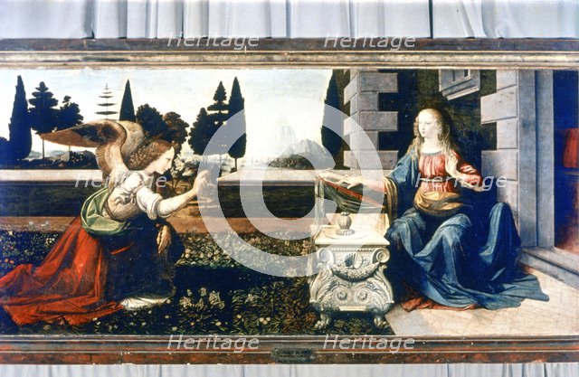 'The Annunciation', 1472-1475. Artist: Leonardo da Vinci