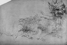 'A Dragon', c1480 (1945). Artist: Leonardo da Vinci.