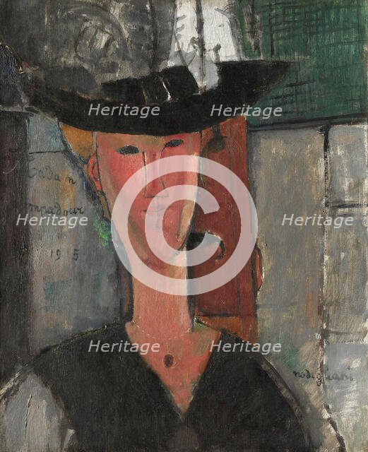 Madam Pompadour, 1915. Creator: Amadeo Modigliani.