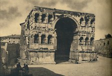 'Roma - Arch of Janus Quadrifrons in the Forum Boarium', 1910. Artist: Unknown.