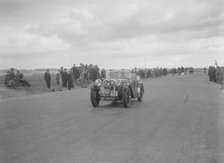 Singer Le Mans of Alf Langley competing in the RSAC Scottish Rally, 1934. Artist: Bill Brunell.