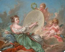 Allegory of Painting, 1765. Creator: Francois Boucher.