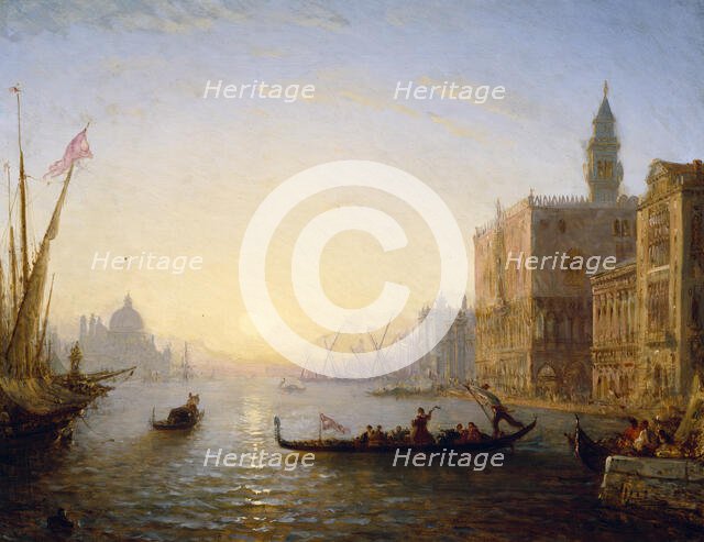 Venice, Evening, c1865. Creator: Felix Francois Georges Philibert Ziem.