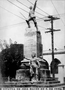 Statue of Jose Maceo in Cuba, c1910. Creator: Unknown.