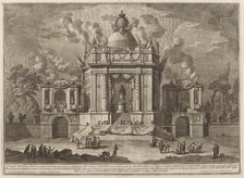 A Temple Dedicated to Aesculapius, for the "Chinea" Festival, 1771. Creator: Giuseppe Vasi.